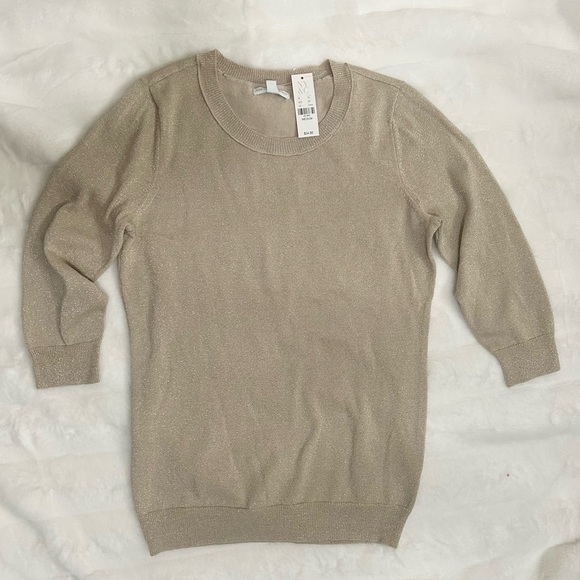 New York & Company Sweaters - NY&C Gold Sweater